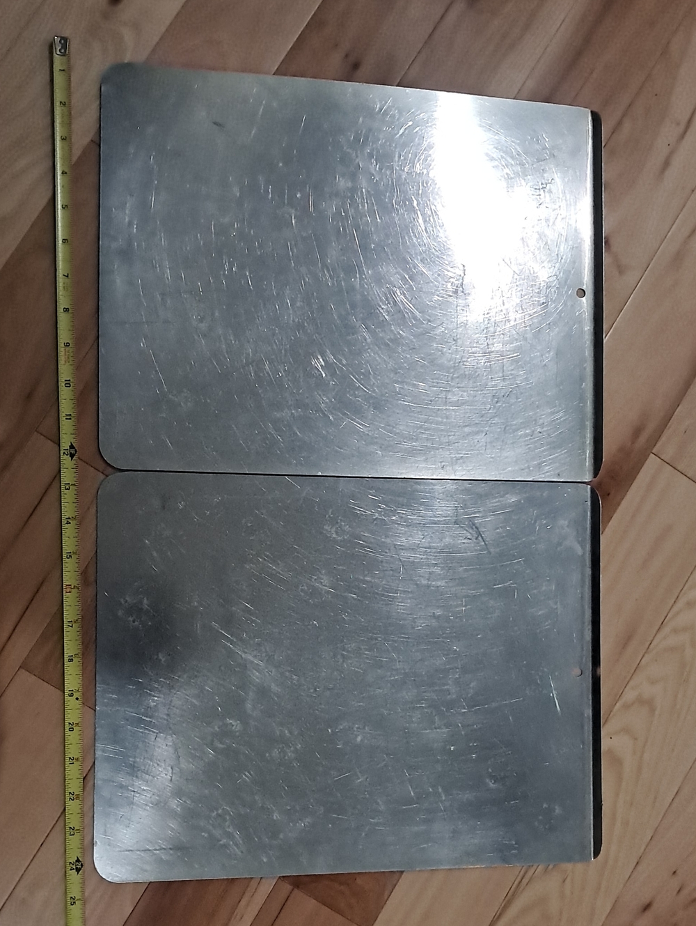 Vintage WEAR EVER Aluminum Baking Sheets- Set Of 2- 15.5x12